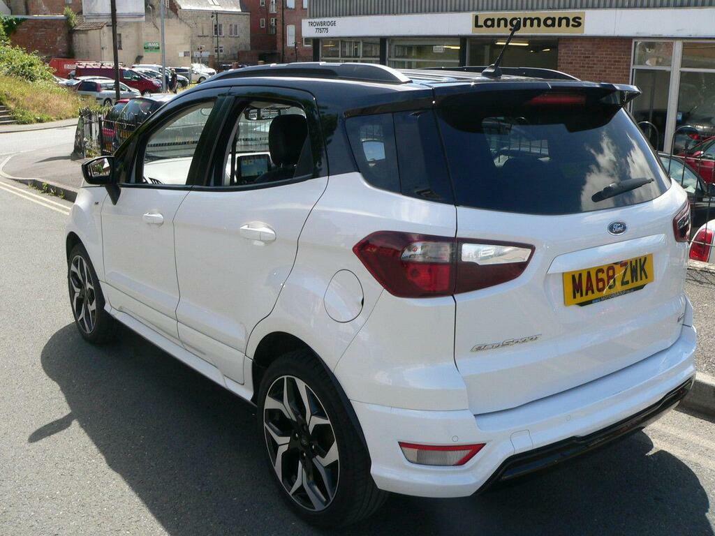 Ford Ecosport 1.0T Ecoboost St-line Euro 6 S S MA68ZWK White #4