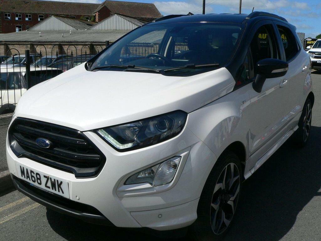 Ford Ecosport 1.0T Ecoboost St-line Euro 6 S S MA68ZWK White #3