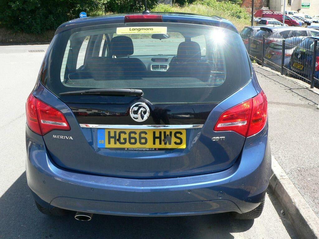 Vauxhall Meriva 1.6 Cdti Ecoflex Tech Line Euro 6 S S Blue #5