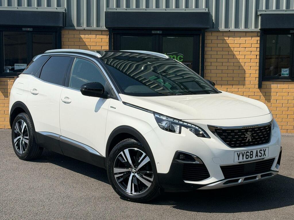 Peugeot 3008 Suv 1.2 Puretech Gt Line Euro 6 Ss 201868 YY68ASX White #6