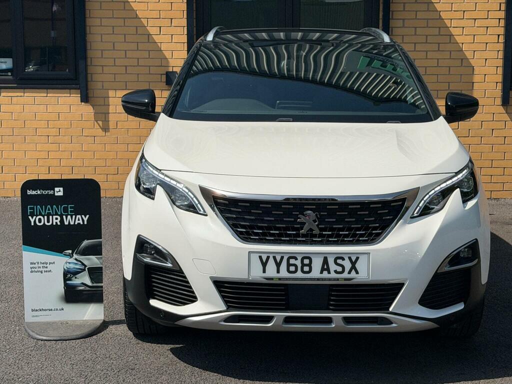 Peugeot 3008 Suv 1.2 Puretech Gt Line Euro 6 Ss 201868 YY68ASX White #4