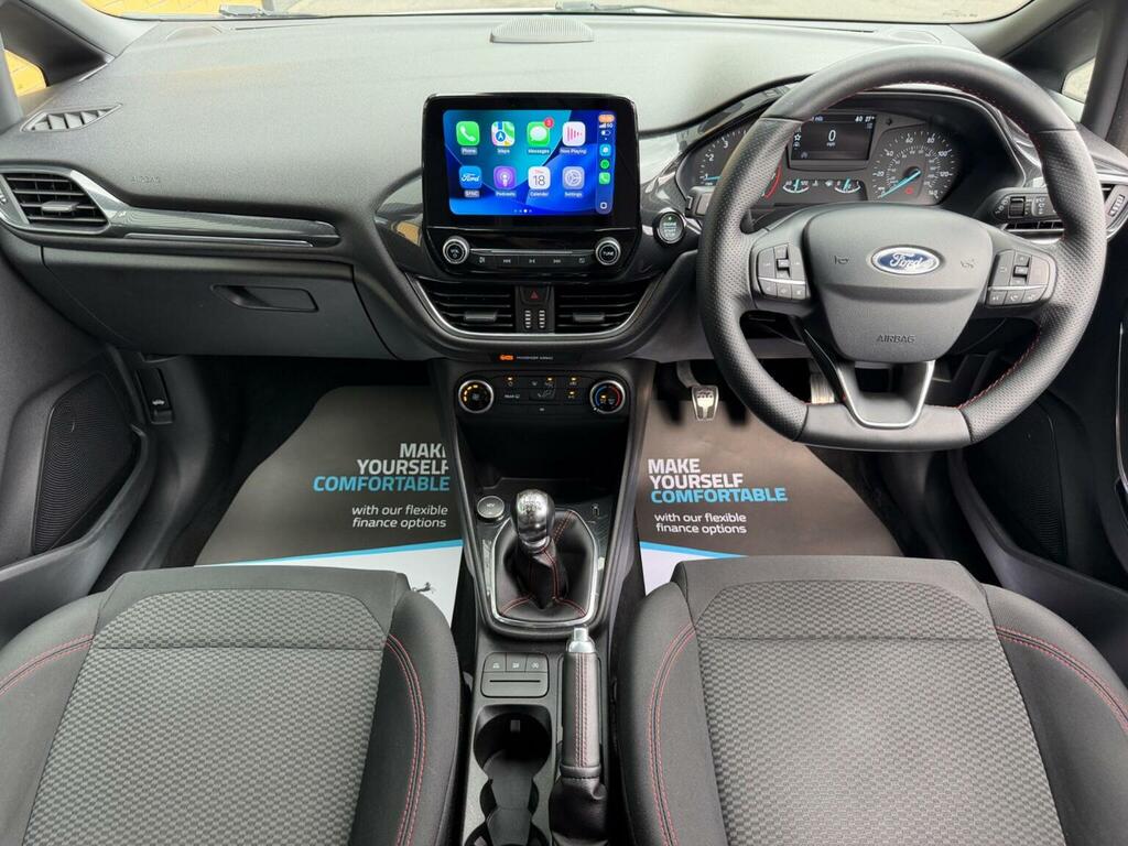 Ford Fiesta Hatchback 1.0T Ecoboost St-line Euro 6 Ss WR19RNU White #2