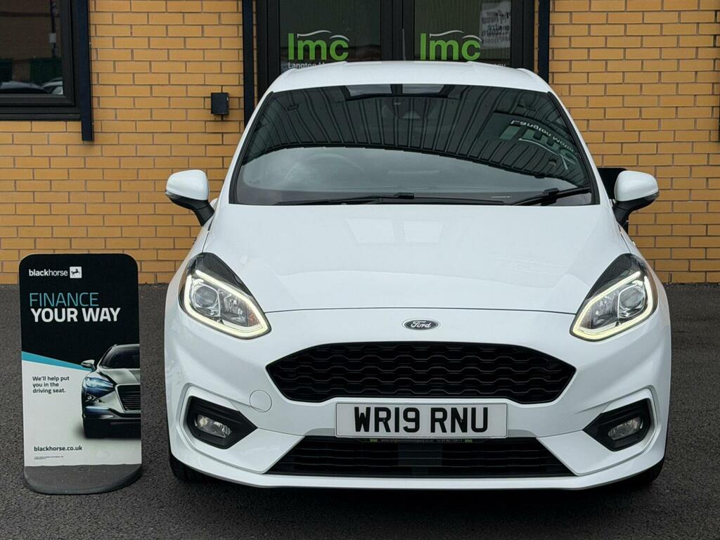 Ford Fiesta Hatchback 1.0T Ecoboost St-line Euro 6 Ss WR19RNU White #4