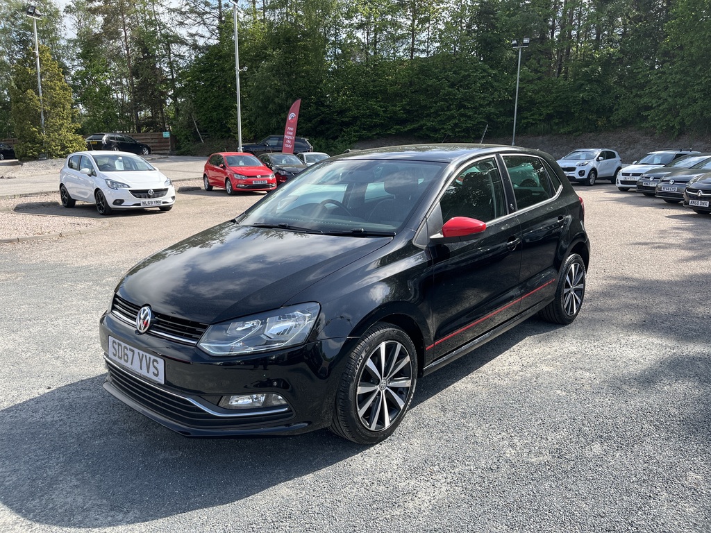 Volkswagen Polo 1.2 Tsi R-line SD67YVS Black #6