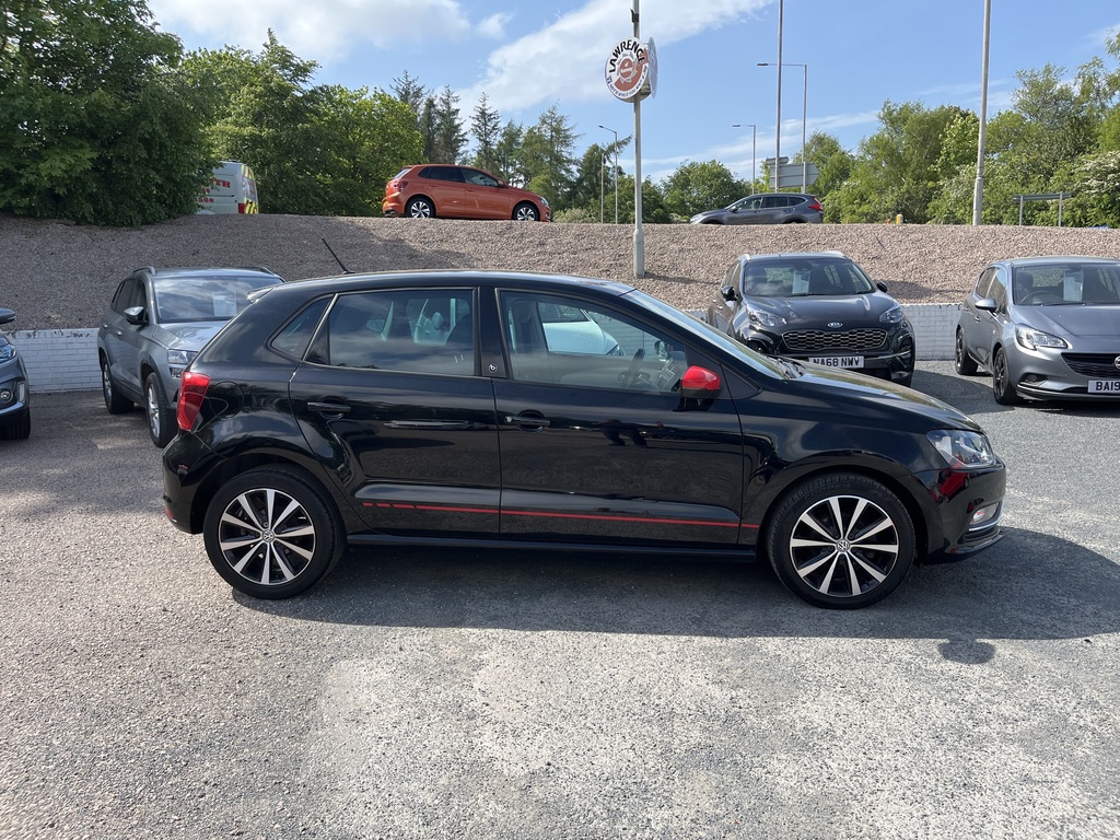 Volkswagen Polo 1.2 Tsi R-line SD67YVS Black #3