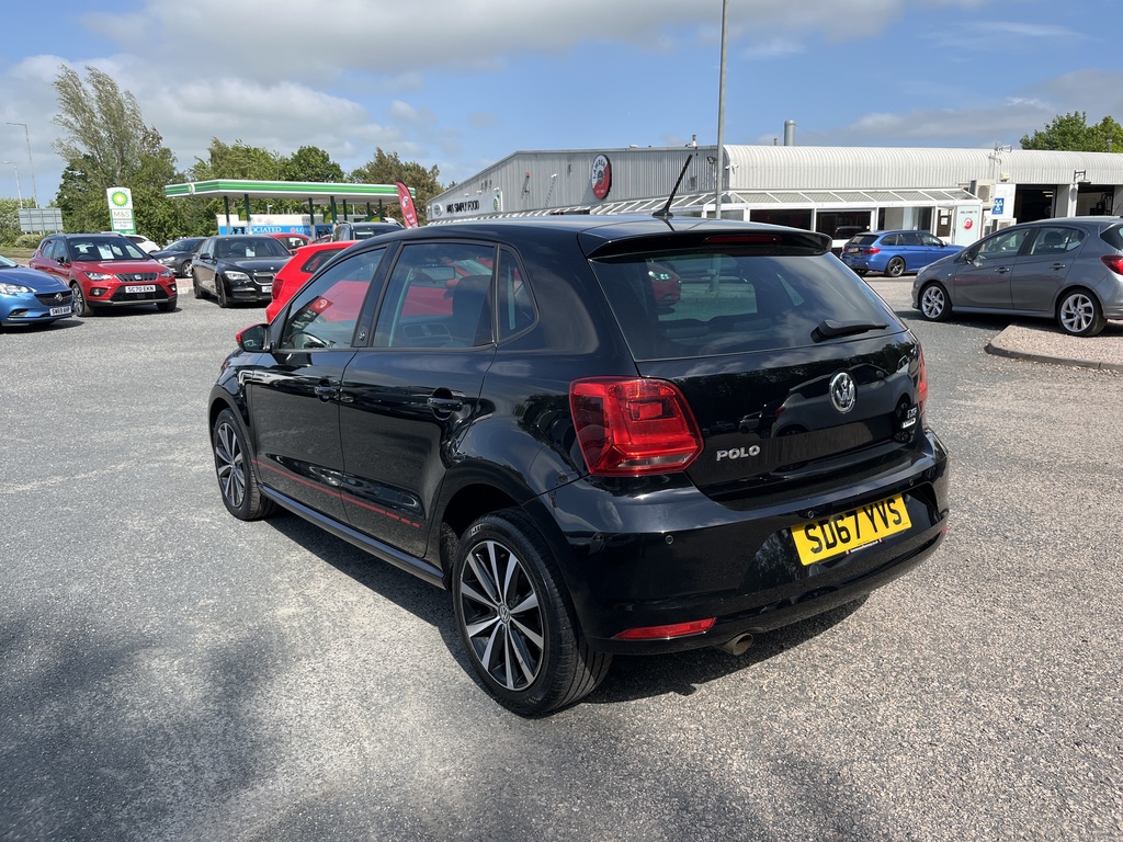Volkswagen Polo 1.2 Tsi R-line SD67YVS Black #5