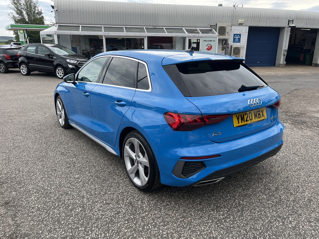 Audi A3 35 Tfsi S Line YM20MBX Blue #4