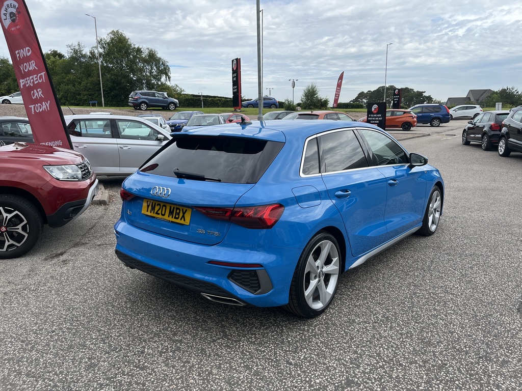 Audi A3 35 Tfsi S Line YM20MBX Blue #3