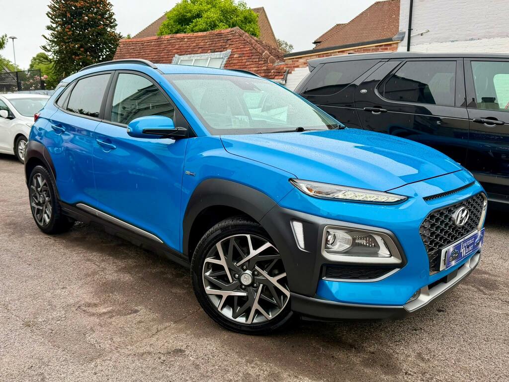 Hyundai Kona 1.6 H-gdi Premium Se Dct Euro 6 Ss GY69KHB Blue #2