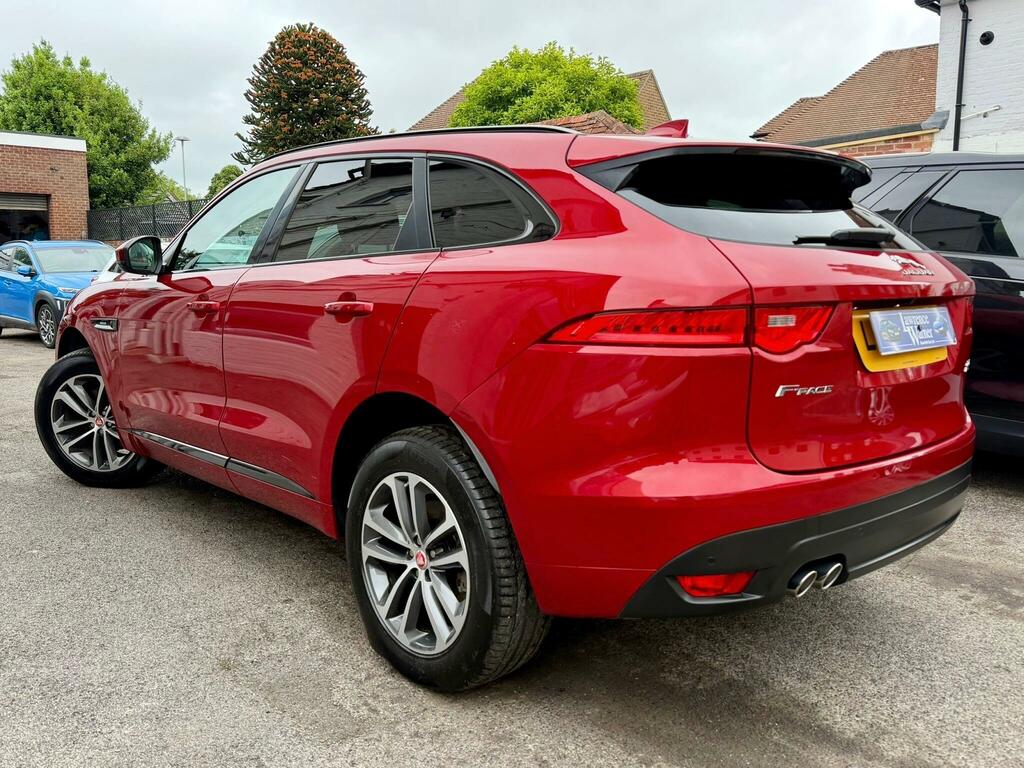 Jaguar F-Pace 2.0 D180 R-sport Awd Euro 6 Ss Red #5