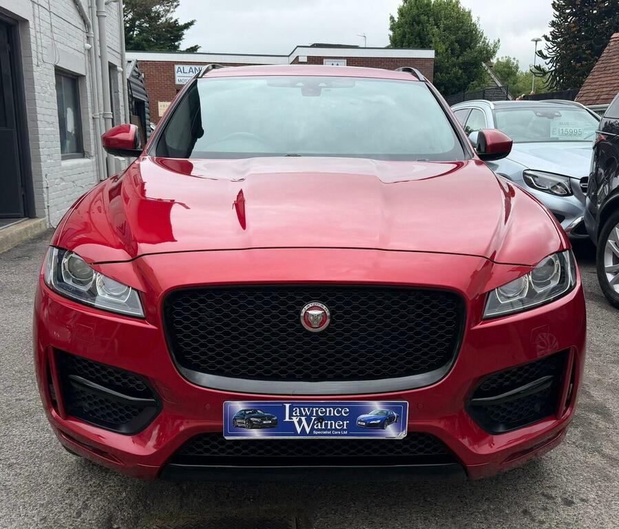 Jaguar F-Pace 2.0 D180 R-sport Awd Euro 6 Ss Red #3