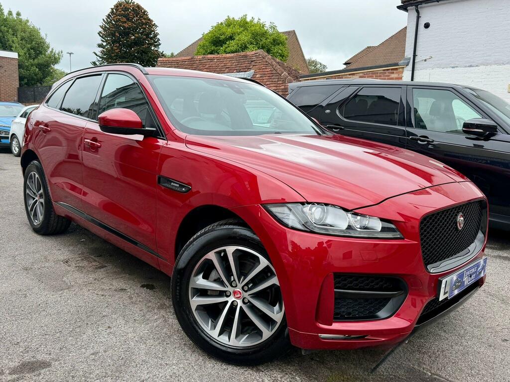 Jaguar F-Pace 2.0 D180 R-sport Awd Euro 6 Ss Red #2