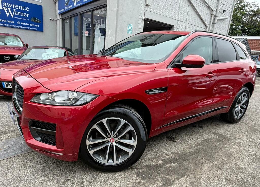 Jaguar F-Pace 2.0 D180 R-sport Awd Euro 6 Ss Red #4