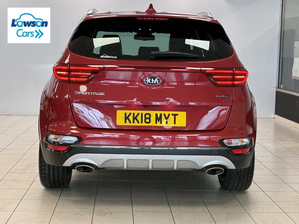 Kia Sportage 1.6 T-gdi Gt-line Suv Euro 6 S KK18MYT Red #5