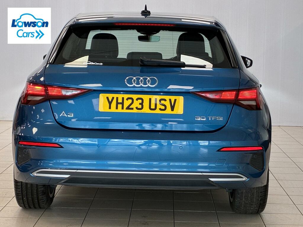Audi A3 1.0 Tfsi 30 Sport Sportback Euro YH23USV Blue #5