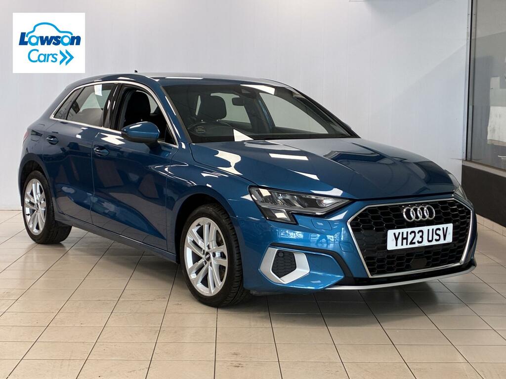 Audi A3 1.0 Tfsi 30 Sport Sportback Euro YH23USV Blue #3