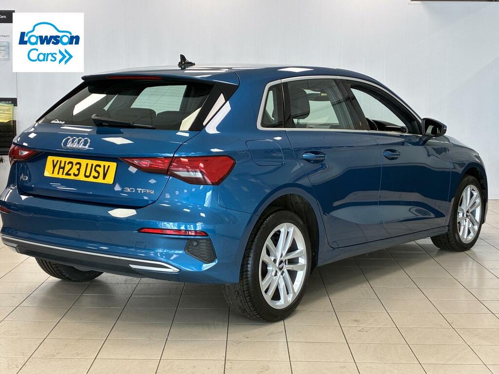 Audi A3 1.0 Tfsi 30 Sport Sportback Euro YH23USV Blue #6