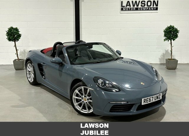 Porsche 718 Boxster 2.0T Convertible Euro 6 S S 3 Blue