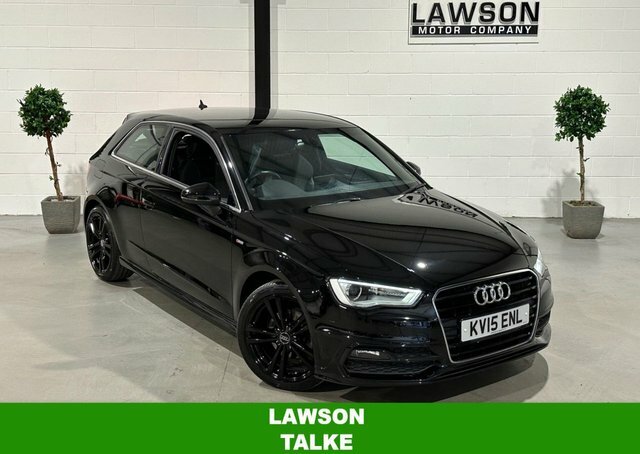 Audi A3 1.6 Tdi S Line Hatchback Euro 6 Black