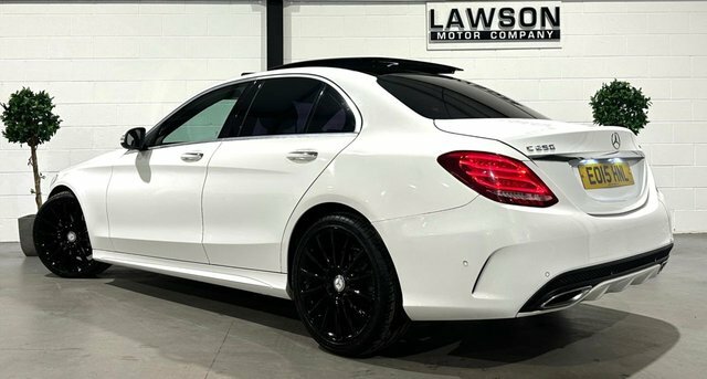 Mercedes-Benz C Class 2.1 C250 Bluetec Amg Line Saloon G-tron White #4