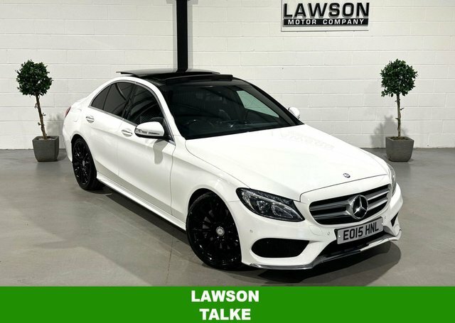 Mercedes-Benz C Class 2.1 C250 Bluetec Amg Line Saloon G-tron White