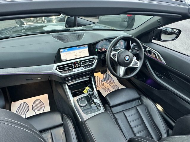 BMW 4 Series 2.0 420D Mht M Sport Convertible Hybrid Black #6