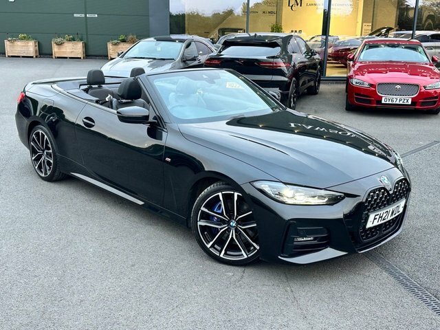 BMW 4 Series 2.0 420D Mht M Sport Convertible Hybrid Black #5