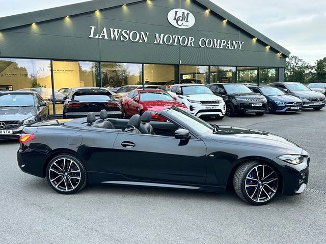 BMW 4 Series 2.0 420D Mht M Sport Convertible Hybrid Black #4
