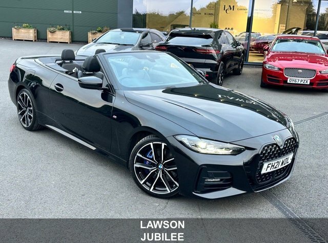 BMW 4 Series 2.0 420D Mht M Sport Convertible Hybrid Black