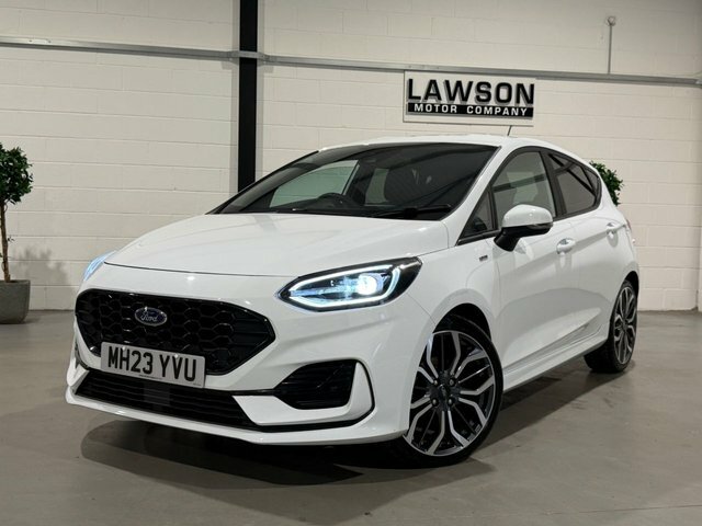 Ford Fiesta 1.0T Ecoboost Mhev St-line X Edition Hatchback White #6