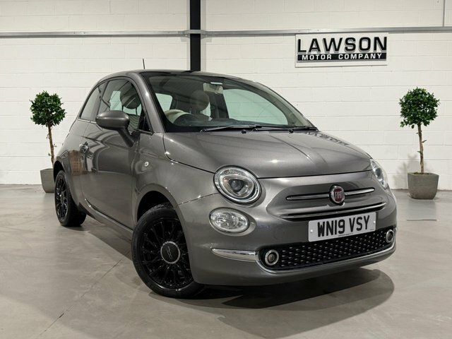 Fiat 500 1.2 Lounge Hatchback Euro 6 S S Grey #4