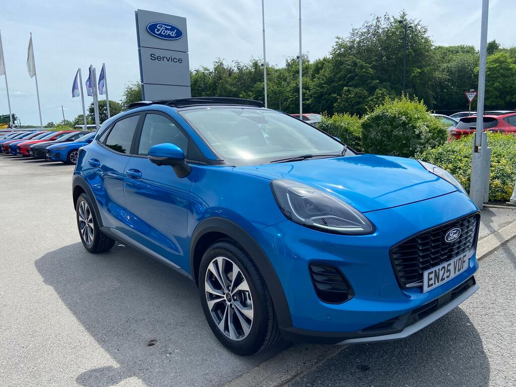 Ford Puma 1.0 Mhev Titanium Mild Hybrid Low Mileage Mega Spe Blue
