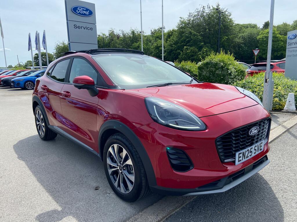 Ford Puma 1.0 Mhev Titanium Mild Hybrid Very Low Mileag Red