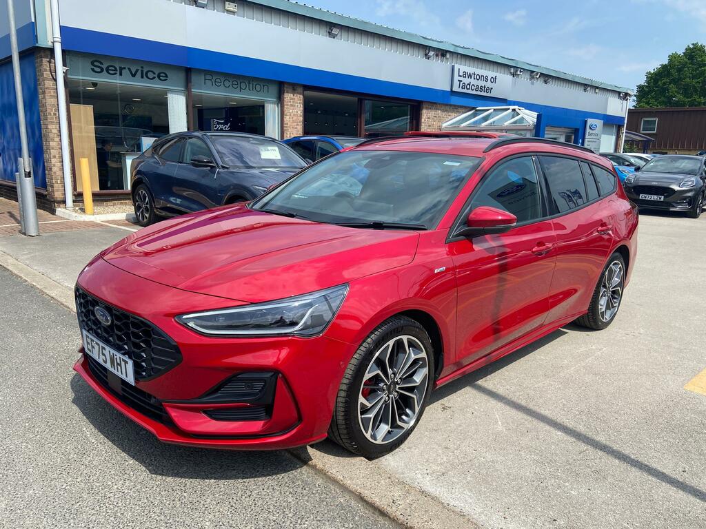 Ford Focus 1.0 Mhev St-line X 155Ps Mild Hybrid Estate M Red #3