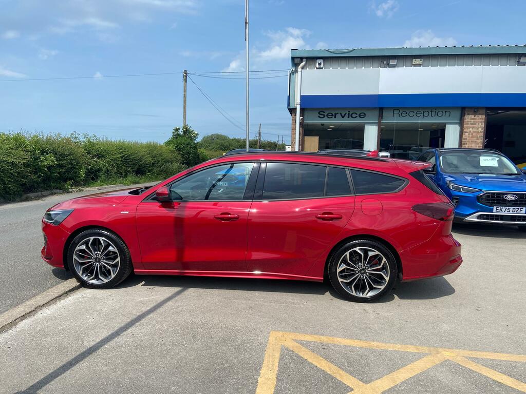 Ford Focus 1.0 Mhev St-line X 155Ps Mild Hybrid Estate M Red #4