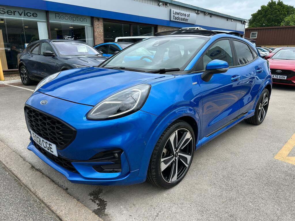 Ford Puma 1.0 Mhev St-line X 155Ps Mild Hybrid Mega Spec EO21CGE Blue #3
