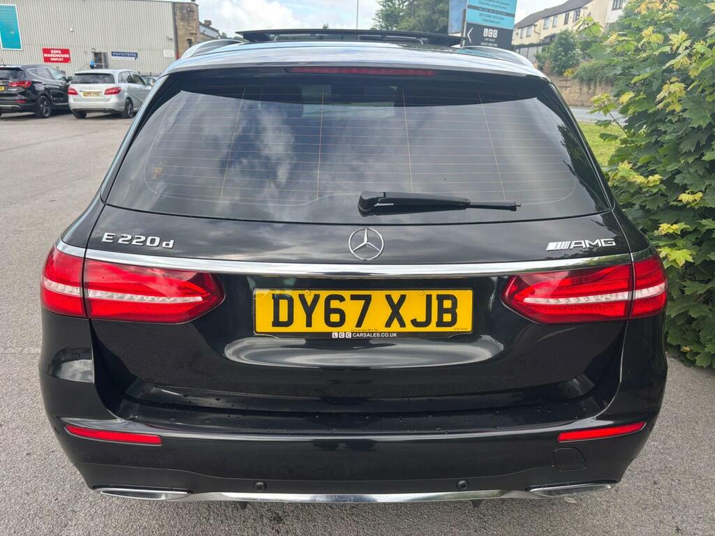 Mercedes-Benz E Class Estate 2.0 E220d Amg Line Premium G-tronic Euro DY67XJB Black #6