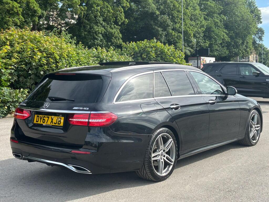 Mercedes-Benz E Class Estate 2.0 E220d Amg Line Premium G-tronic Euro DY67XJB Black #5