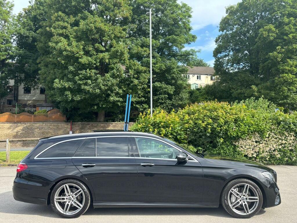 Mercedes-Benz E Class Estate 2.0 E220d Amg Line Premium G-tronic Euro DY67XJB Black #4