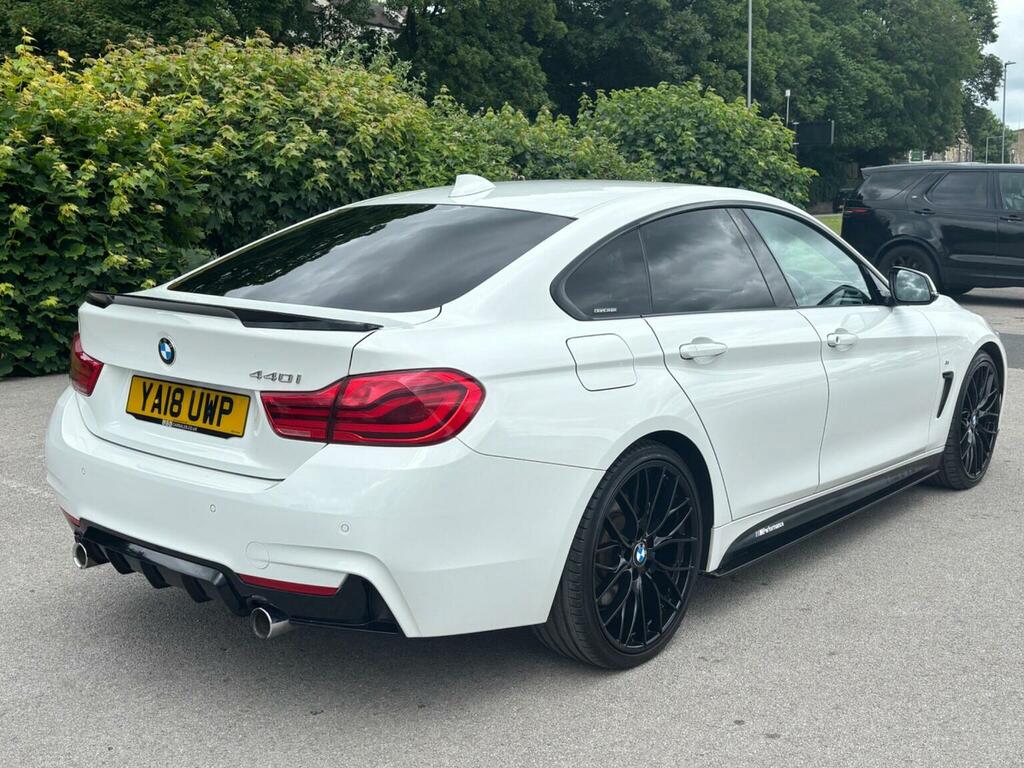 BMW 4 Series Gran Coupe Hatchback 3.0 440I M Sport Euro 6 Ss YA18UWP White #5