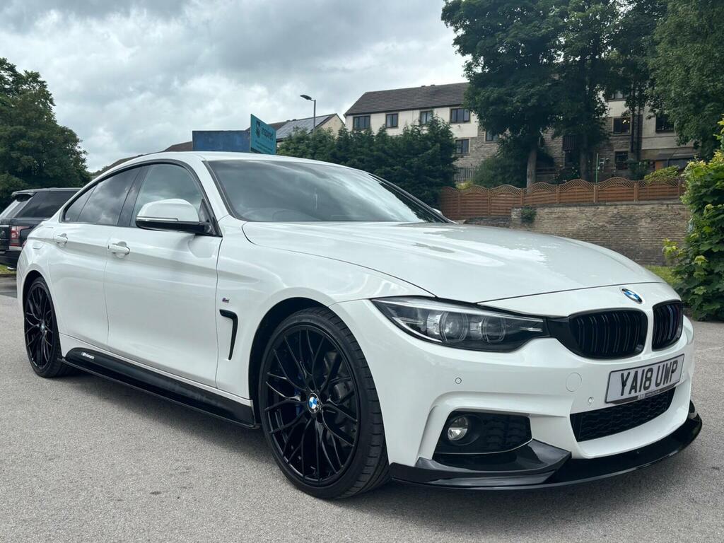BMW 4 Series Gran Coupe Hatchback 3.0 440I M Sport Euro 6 Ss YA18UWP White #3