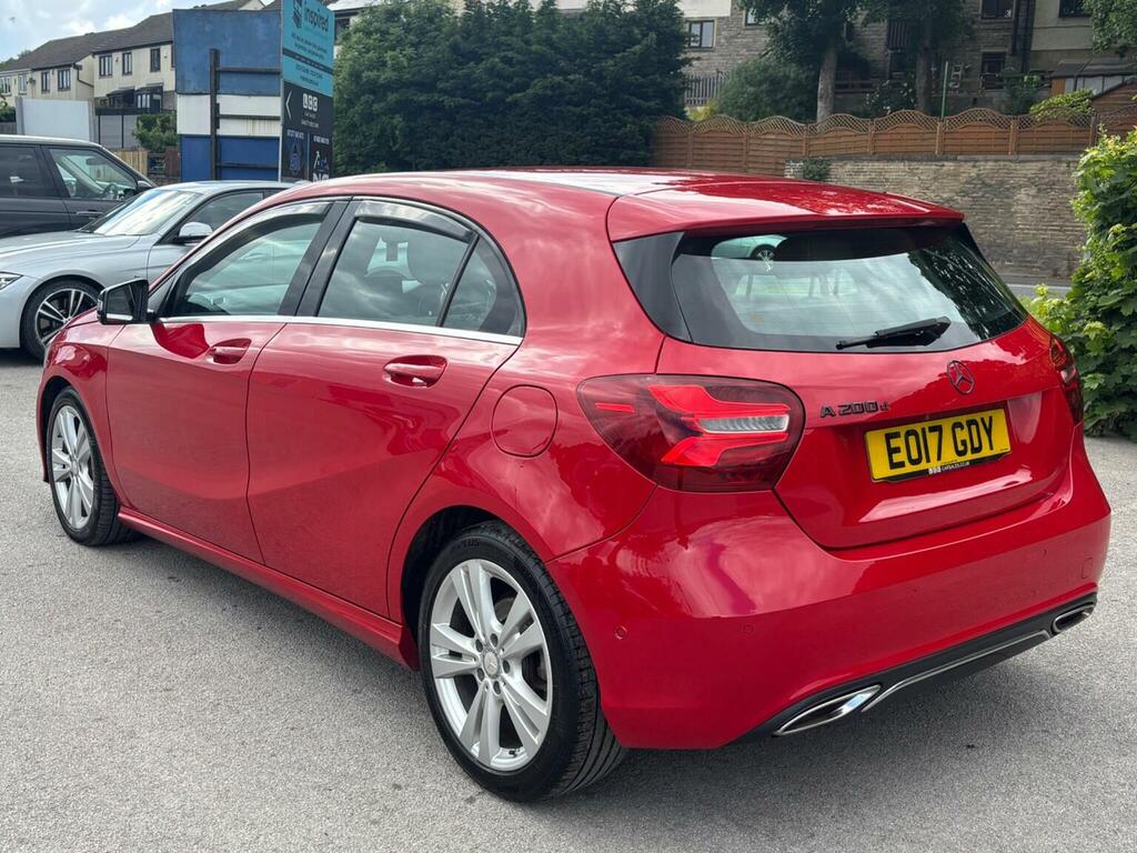 Mercedes-Benz A Class Hatchback 2.1 A200d Sport Premium 7G-dct Euro 6 EO17GDY Red #4