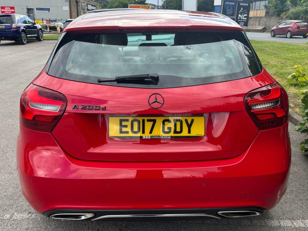 Mercedes-Benz A Class Hatchback 2.1 A200d Sport Premium 7G-dct Euro 6 EO17GDY Red #6
