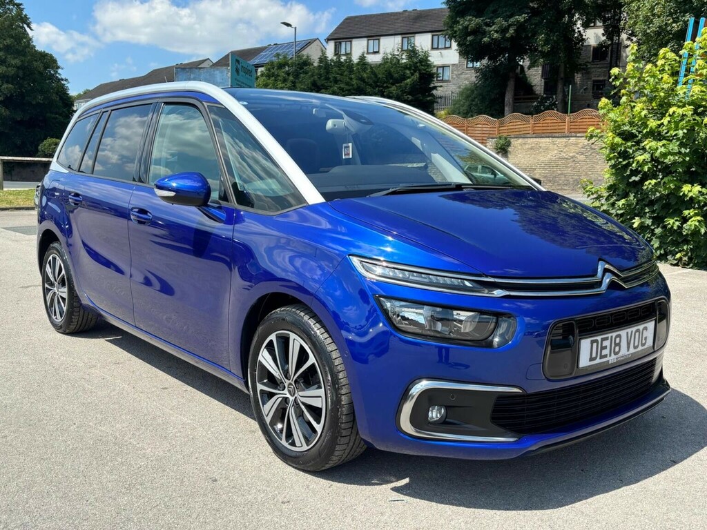 Citroen Grand C4 Picasso Mpv 1.6 Bluehdi Flair Eat6 Euro 6 Ss 2018 Blue #3