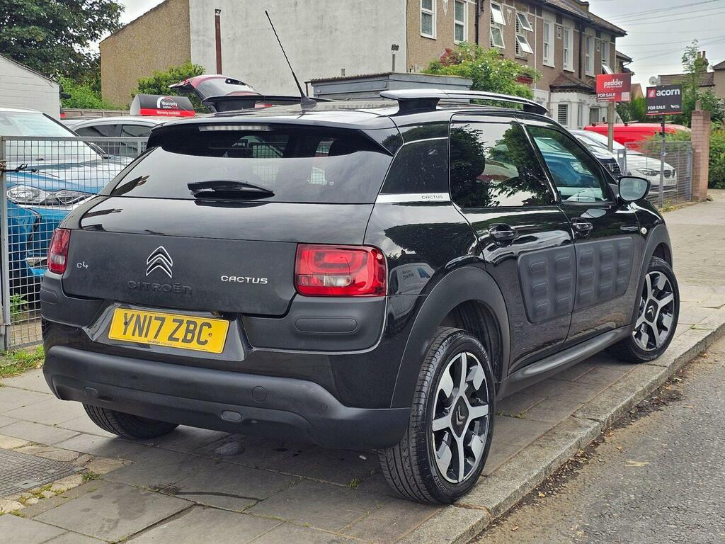 Citroen C4 Cactus Hatchback 1.2 Puretech Flair Edition Etg5 Euro 6 Black #3