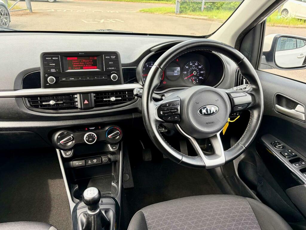 Kia Picanto 1.25 2 Euro 6 FY68DZA White #2