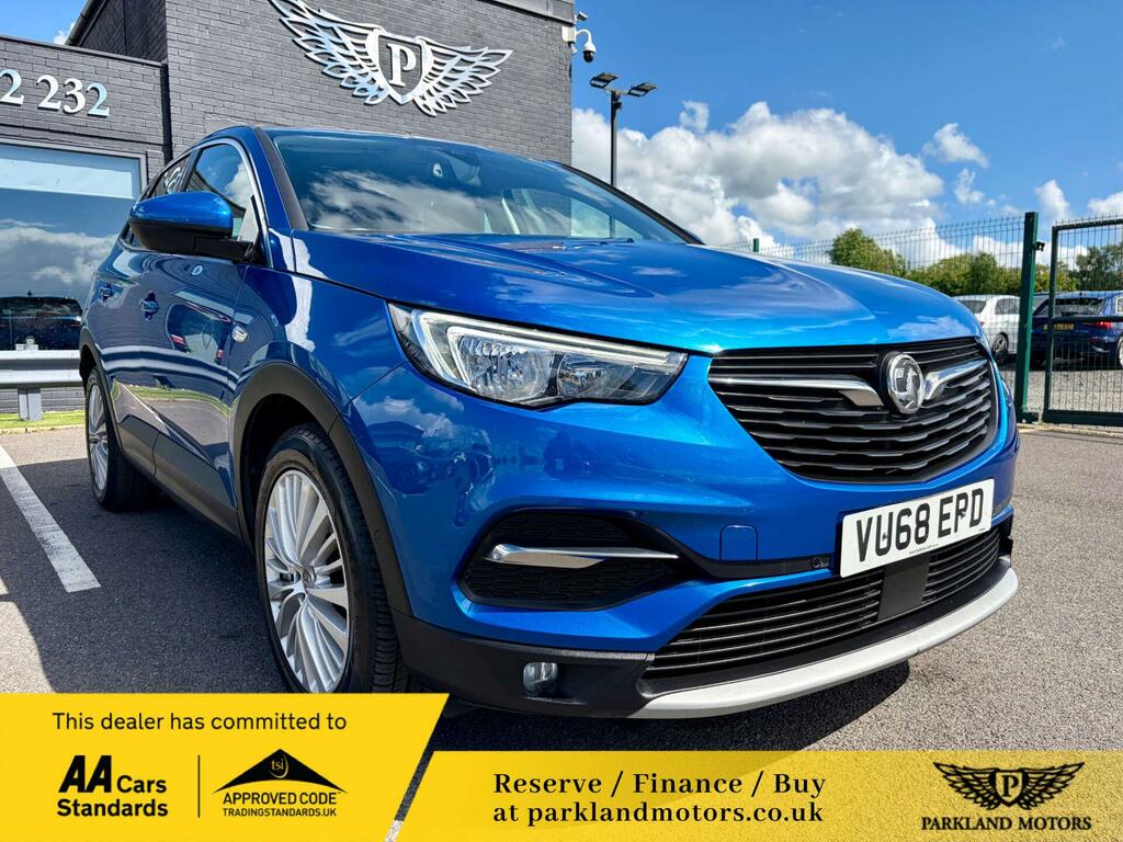 Vauxhall Grandland X 1.5 Turbo D Blueinjection Tech Line Nav Euro 6 S Blue
