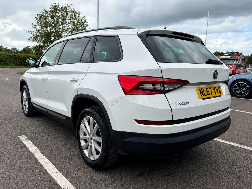 Skoda Kodiaq 2.0 Tdi Se Dsg Euro 6 Ss 5 Seat NL67VVB White #6
