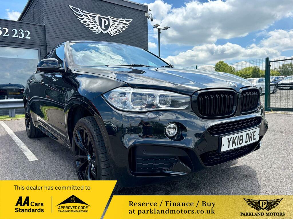 BMW X6 3.0 30D M Sport Xdrive Euro 6 Ss Black