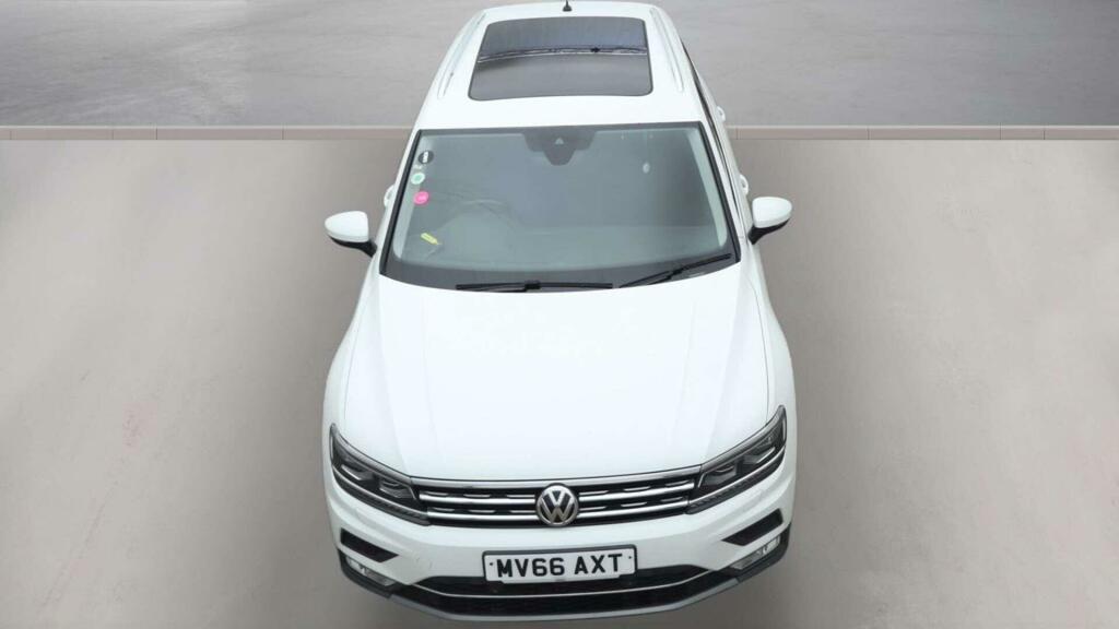 Volkswagen Tiguan 2.0 Tdi Bluemotion Tech Sel Euro 6 Ss MV66AXT White #6